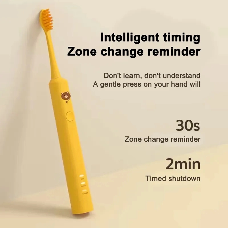 Children Cartoon Gum Care Automatic Sonic Electric Toothbrush for Kid Hygiene