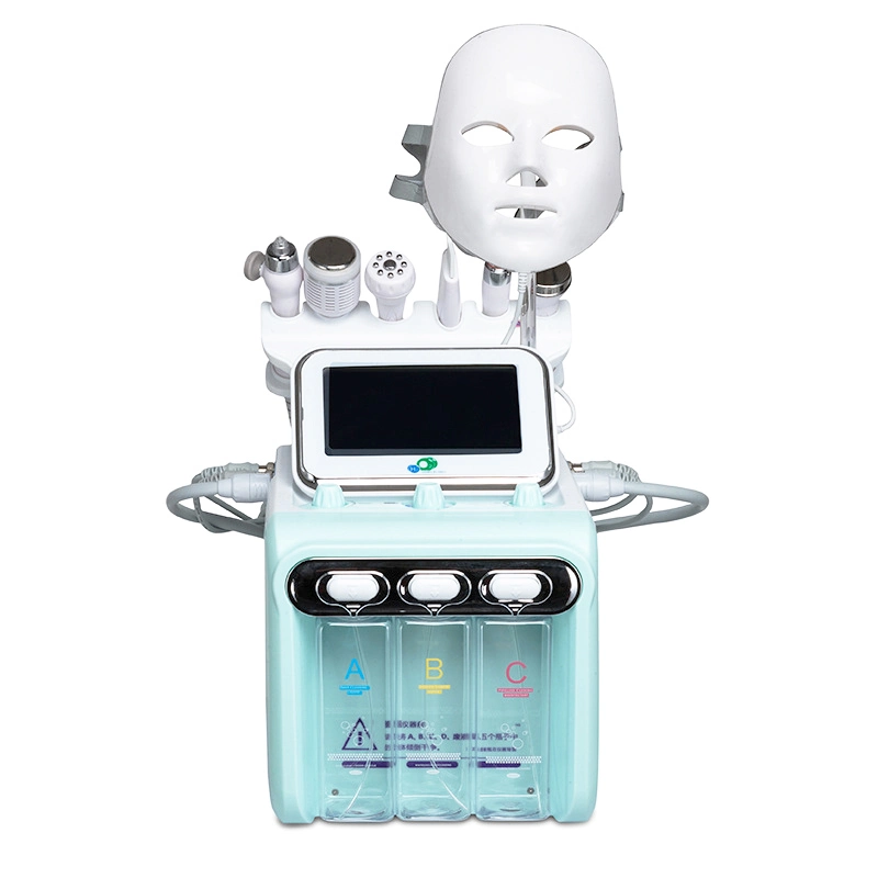 7 in 1 Vacuum Face Cleaning Hydro Water Microdermabrasion Peel Machine Pore Cleaner Facial Massage Skin Care RF Beauty Device